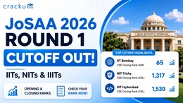JoSAA 2026 Round 1 Cutoff OUT , Check Now @josaa.nic.in