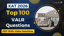 Top 100 XAT 2026 VALR Questions PDF With Video Solutions