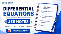 Differential Equations JEE Notes PDF: Download Now
