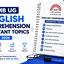 IIMB UG English Comprehension Important Topics 2026, Check Now