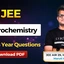 JEE Electrochemistry PYQs with Solutions PDF, Download Now