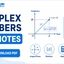 Complex Numbers JEE Notes PDF, Formulas, Practice Questions