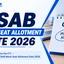 CSAB Mock Seat Allotment Date 2026: Official Schedule