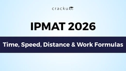 IPMAT Time, Speed, Distance and Work Formulas PDF