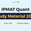 Free IPMAT Quant Study Material 2026, Mock Tests, Formulas