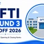 GFTI Round 3 Cutoff 2026, JoSAA Opening Rank & Closing Rank