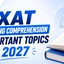XAT Reading Comprehension Important Topics 2027, PYQ Analysis