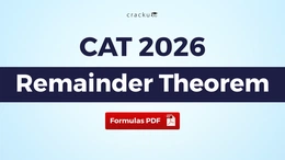 CAT Remainder Theorem Formula PDF, Download Now