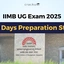 IIMB UG Exam 2025: Last 10 Days Preparation Strategy
