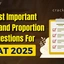 Most Important Ratio And Proportion Questions For CAT 2025