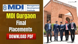 MDI Gurgaon Final Placements 2026, Recruiters, Report PDF