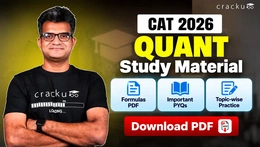 CAT Quant Study Material 2026, Important PYQs, Formula PDF
