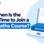 When Is the Right Time to Join a JEE Maths Course?