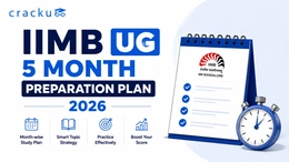 IIMB UG 5 Month Preparation Plan 2026, Section-wise Strategy