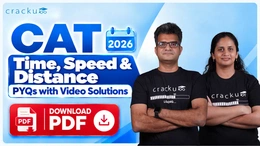 CAT Time Speed Distance PYQs with Solutions Download PDF