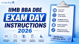 IIMB BBA DBE Exam Day Instructions 2026, Guidelines, Tips
