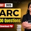 Top 100 CAT 2025 VARC Questions PDF with Video Solutions