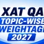 XAT QA Topic-Wise Weightage 2027, Previous Year Analysis