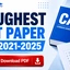 Which Was the Toughest CAT Paper from 2021 to 2025?