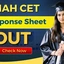 MAH MBA Response Sheet 2026 Out, Check Download Link