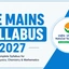 JEE Main Syllabus 2027 PDF, Weightage, Important Topics