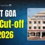 NIT Goa Cutoff 2026, JEE Category wise Expected Cut-off