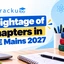 Weightage of Chapters in JEE Mains 2027: Important Topics