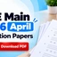 JEE Main 2026 April Question Paper PDF with Video Solutions