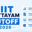 IIIT Kottayam Cutoff 2026, JEE Category wise Expected Cut-off