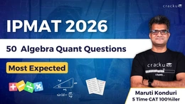 Top 50 IPMAT Algebra Questions PDF with Video Solutions