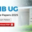 IIMB UG Sample Papers 2025, Exam Pattern, Download PDF IIMB UG Sample Papers 2025, Exam Pattern, Download PDF