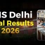 FMS Delhi Final Result 2026, Release Date, Download Link