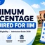 Minimum Percentile Required for IIM Admission 2026, RTI Data