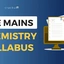JEE Mains Chemistry Syllabus 2026, Important Topics, Formulas