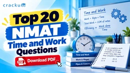 Top 20 NMAT 2026 Time and Work Questions PDF, Download Now