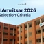 IIM Amritsar Selection Criteria 2026, Shortlisting Criteria, Cut off