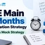 JEE Main 4 Months Preparation Strategy, PYQs & Mock Strategy