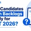 Can Candidates With Backlogs Apply for CAT 2026? Check Now