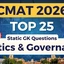 Top 25 Politics and Governance GK Questions for CMAT 2026