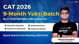 Cracku's CAT 2026 Nine-Month Yukti Batch, Start Date, Features