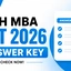 MAH MBA CET Answer Key 2026 Out, Check Objection Process PDF