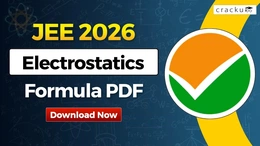 JEE Electrostatics Formula 2026, Check & Download PDF Now