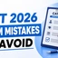 CAT 2026 Application Form: Common Mistakes To Avoid