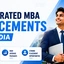Integrated MBA Placements in India, Highest Package, ROI