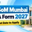 BITSoM Mumbai MBA Form 2027, Last Date to Apply, Fees