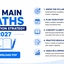 JEE Mains Maths Preparation Strategy 2027, Important PYQ PDF