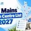 JEE Mains Exam Centre List 2027: Cities, Codes & Exam Tips