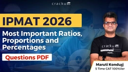 Most Important IPMAT Ratio, Proportion & Percentages Questions