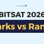 BITSAT Marks vs Rank 2026, Check Previous Year Analysis