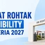 IPMAT Rohtak Eligibility Criteria 2027, Age Limit, Reservation
